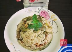 扁豆鱿鱼咸饭的做法图解5