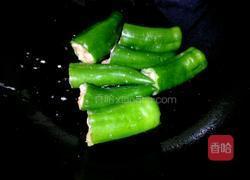 煎酿辣椒的做法图解5