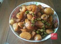 土豆炖青豆的做法图解4