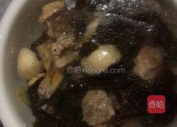 海带绿豆老鸭汤的做法图解4