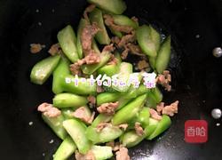 八角丝瓜炒肉的做法图解8