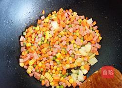 时蔬炒饭的做法图解4
