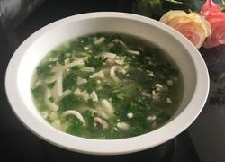 肉沫香菜豆腐羹