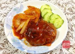 自制汉堡包肉饼胚的做法图解7