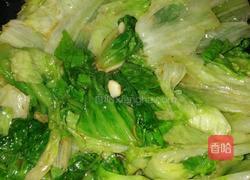 素炒生菜的做法图解3