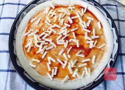 黑胡椒火腿披萨的做法图解2