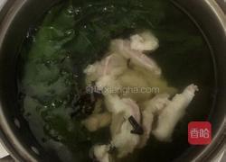 珍珠花菜猪血汤的做法图解6