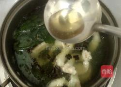 珍珠花菜猪血汤的做法图解7