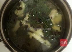 珍珠花菜猪血汤的做法图解8
