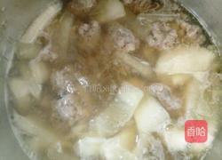 肉丸冬瓜汤的做法图解8