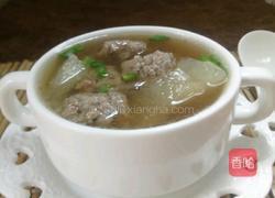 肉丸冬瓜汤的做法图解9