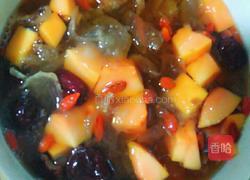 冰糖银耳炖木瓜的做法图解5