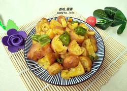 青椒炒油条