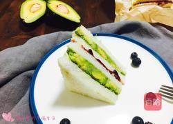 牛油果芝士三文治的做法图解12
