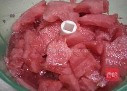 西瓜冰沙的做法图解3