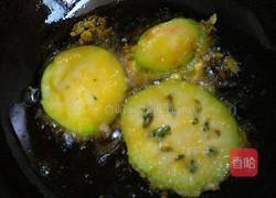 青菜肉馅茄饼的做法图解5