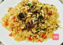 海苔粉松子仁鳗鱼炒饭的做法图解13