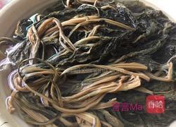 菜干五花肉糯米鸡的做法图解1