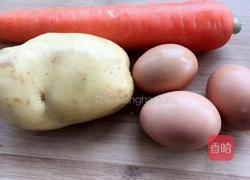 土豆丝鸡蛋饼的做法图解2