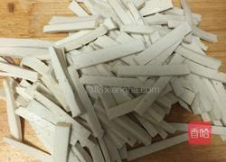 笋衣千张炒肉丝的做法图解2