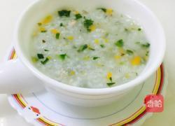 宝宝香菇瘦肉菠菜粥的做法图解6