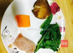 宝宝香菇瘦肉菠菜粥的做法图解1