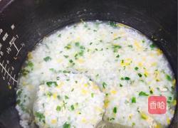 宝宝香菇瘦肉菠菜粥的做法图解5