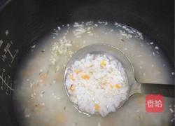 宝宝香菇瘦肉菠菜粥的做法图解4