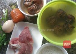 糯米肉馅丸子的做法图解1