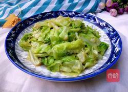 清炒卷心菜的做法图解6