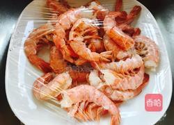 香炒蒜苔阿根廷红虾的做法图解6