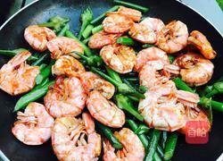 香炒蒜苔阿根廷红虾的做法图解14