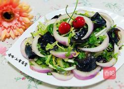 洋葱木耳拌苦菊的做法图解13