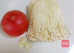 西红柿炒金针菇的做法图解2