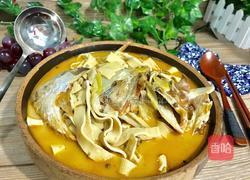 腊鱼头炖豆腐皮的做法图解16
