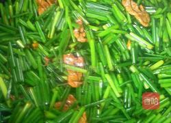 韭苔炒肉的做法图解4