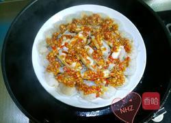 蒜蓉粉丝蛏子蒸虾仁的做法图解6