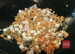 五彩菜脯煎蛋的做法图解5