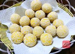 芝麻南瓜球的做法图解7