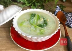 白菜虾米粥的做法图解12