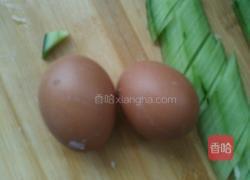 家常炒黄瓜鸡蛋的做法图解3