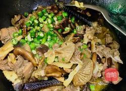 野生菌烧鸡的做法图解9