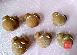 巧克力小熊馒头的做法图解7