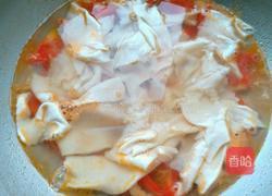 西红柿肉丝面片汤的做法图解10