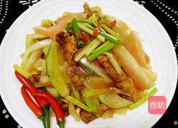 清爽小炒西瓜皮的做法图解13