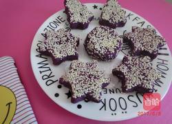 烤紫薯饼的做法图解7