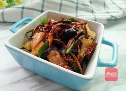 茶树菇炒肉的做法图解16