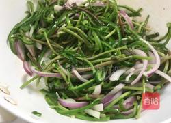 洋葱青椒炒苋菜梗的做法图解8