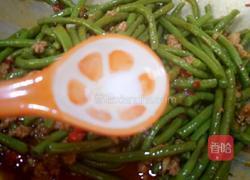 豇豆炒肉沫的做法图解5