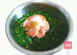 荠菜韭菜猪肉馅的做法图解5